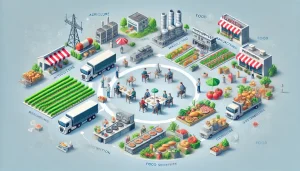 نمودار روندهای طراحی کترینگ و فناوری در صنعت خدمات غذایی سال 2025