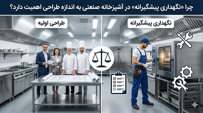 نگهداری پیشگیرانه آشپزخانه صنعتی